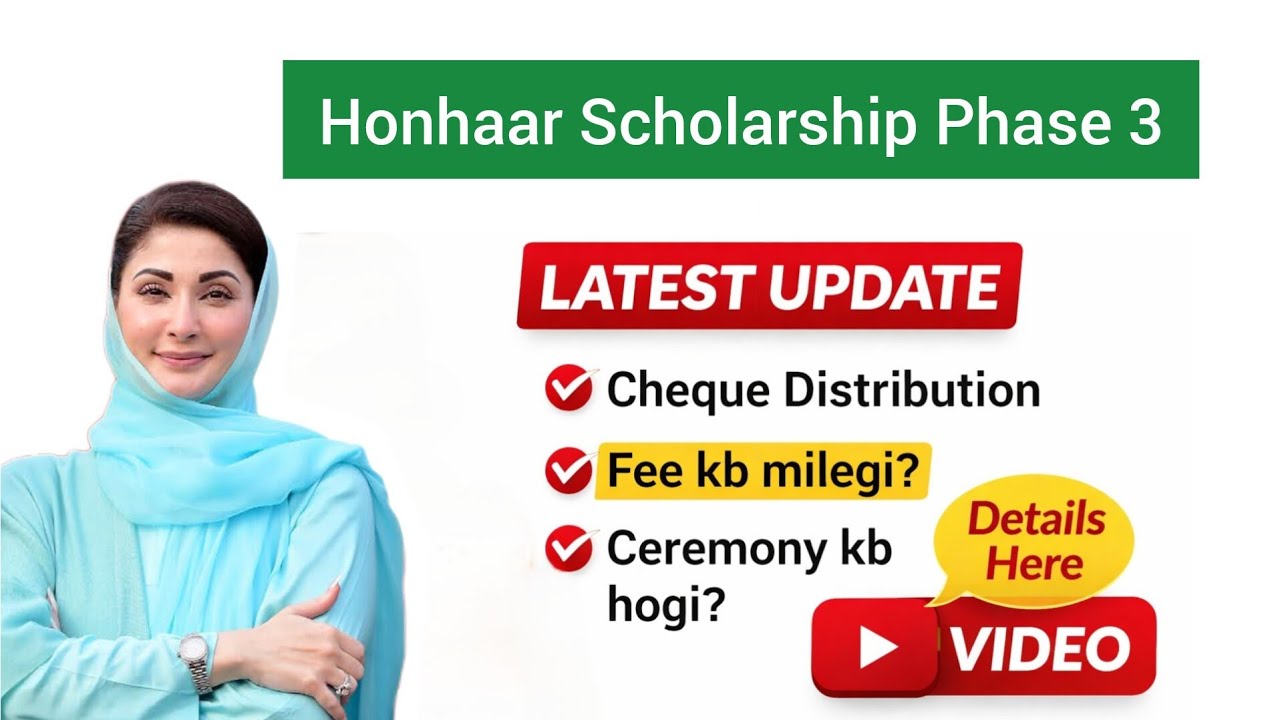 Honhaar Scholarship Program Phase 3 | Latest Update 2026 @UGProton 
