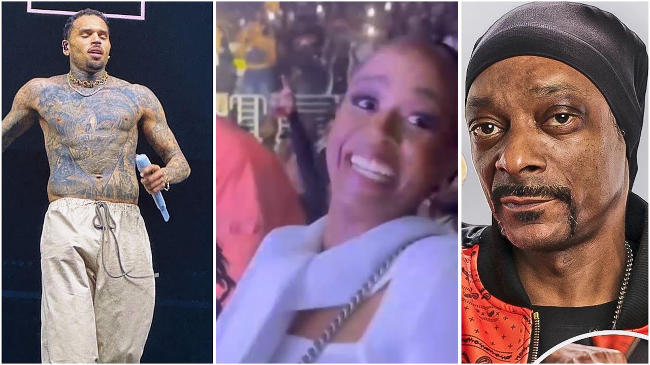 Snoop Dogg's Wife Front Row During Chris Brown's "Take You Down" Performance!