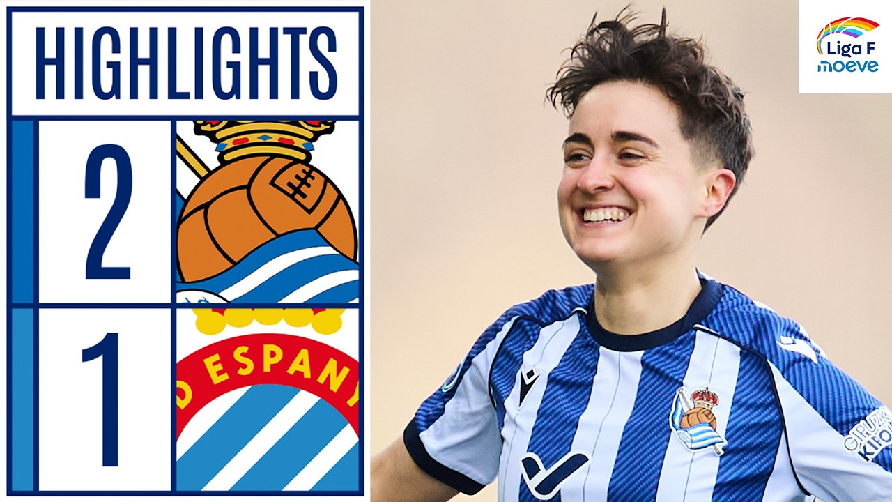 REAL SOCIEDAD 2 - 1 RCD ESPANYOL | RESUMEN LIGA F MOEVE