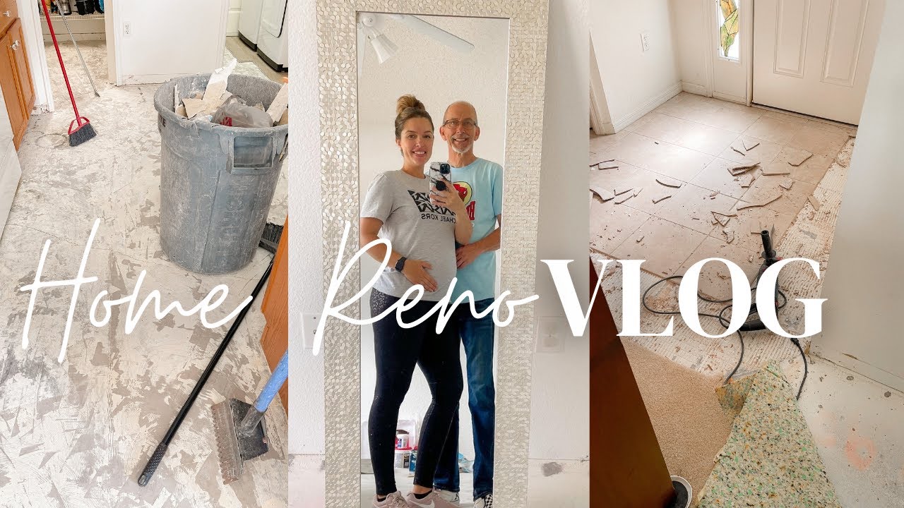 Daily Vlog | Busy Days, Full House Floor Reno, & Grwm