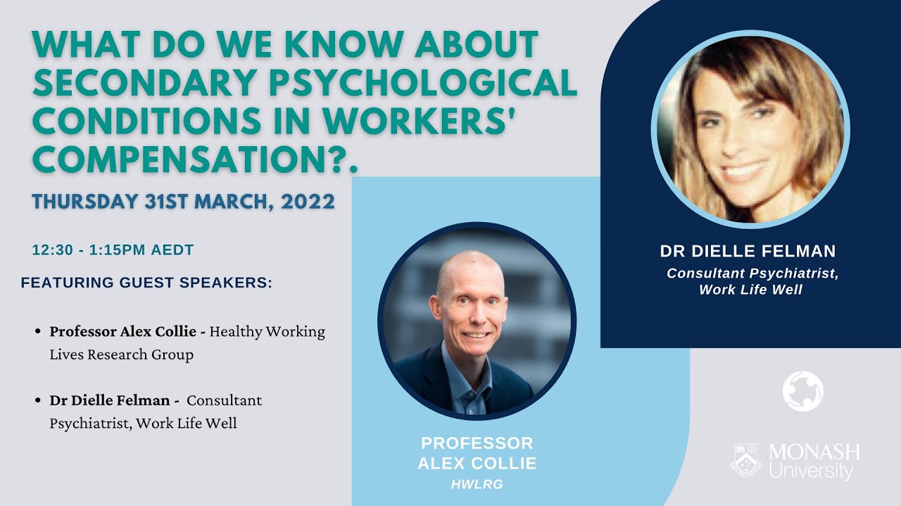 Event 2: What do we know about secondary psychological conditions in workers' compensation?