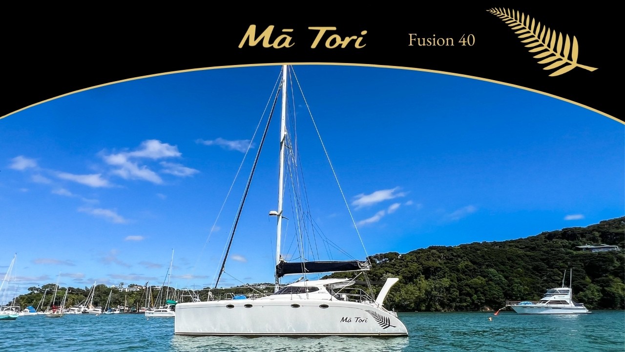 Fusion 40 Sailing Catamaran for Sale NZ | Ma Tori Walkthrough Video