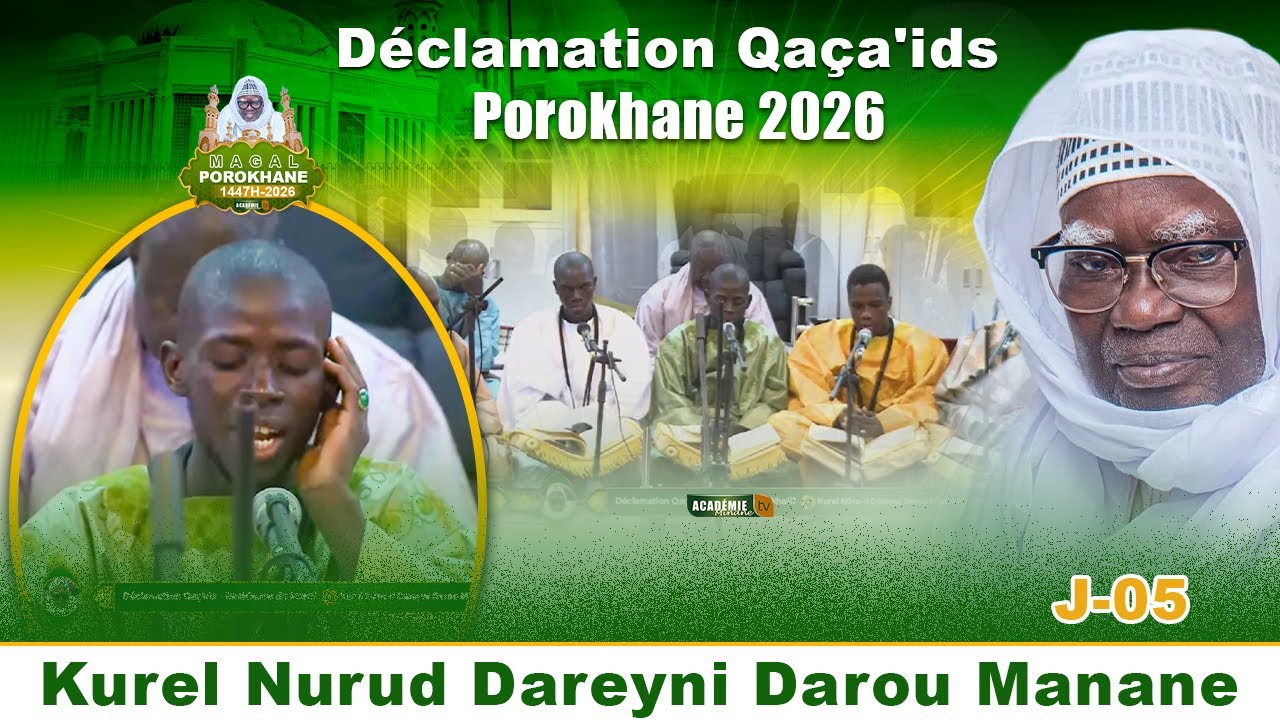 🔴LIVE POROKHANE |Déclamation Kurel Nurud Dareyni Darou Manane Séjour du Khalife Général  2026