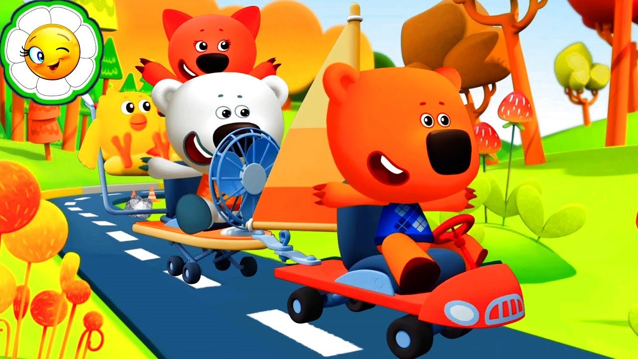 Детский уголок/Kids'Corner #42 На финишной прямой! Чья гоночная машина быстрее? Мимимишки Книжка.