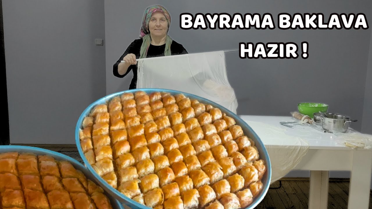 Bu yöntemle  herkes kolaylıkla baklava yapabilir❗çıtır çıtır el açması baklava  tarifi