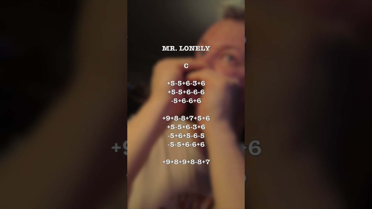 Mr. Lonely #music #tabs #гармоника #губнаягармошка #табы #harmonica