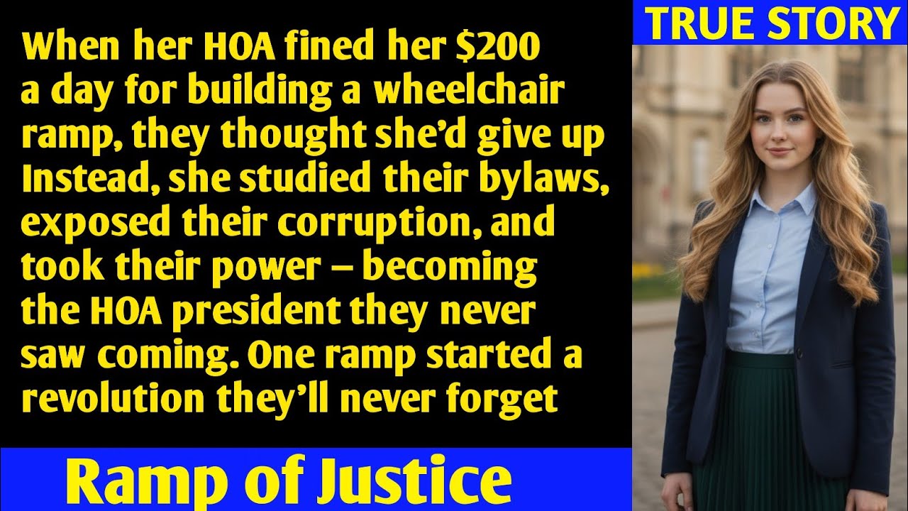 HOA Tyrants &mdash; &ldquo;HOA Fined Me for My Wheelchair Ramp&hellip; So I Became President&rdquo;