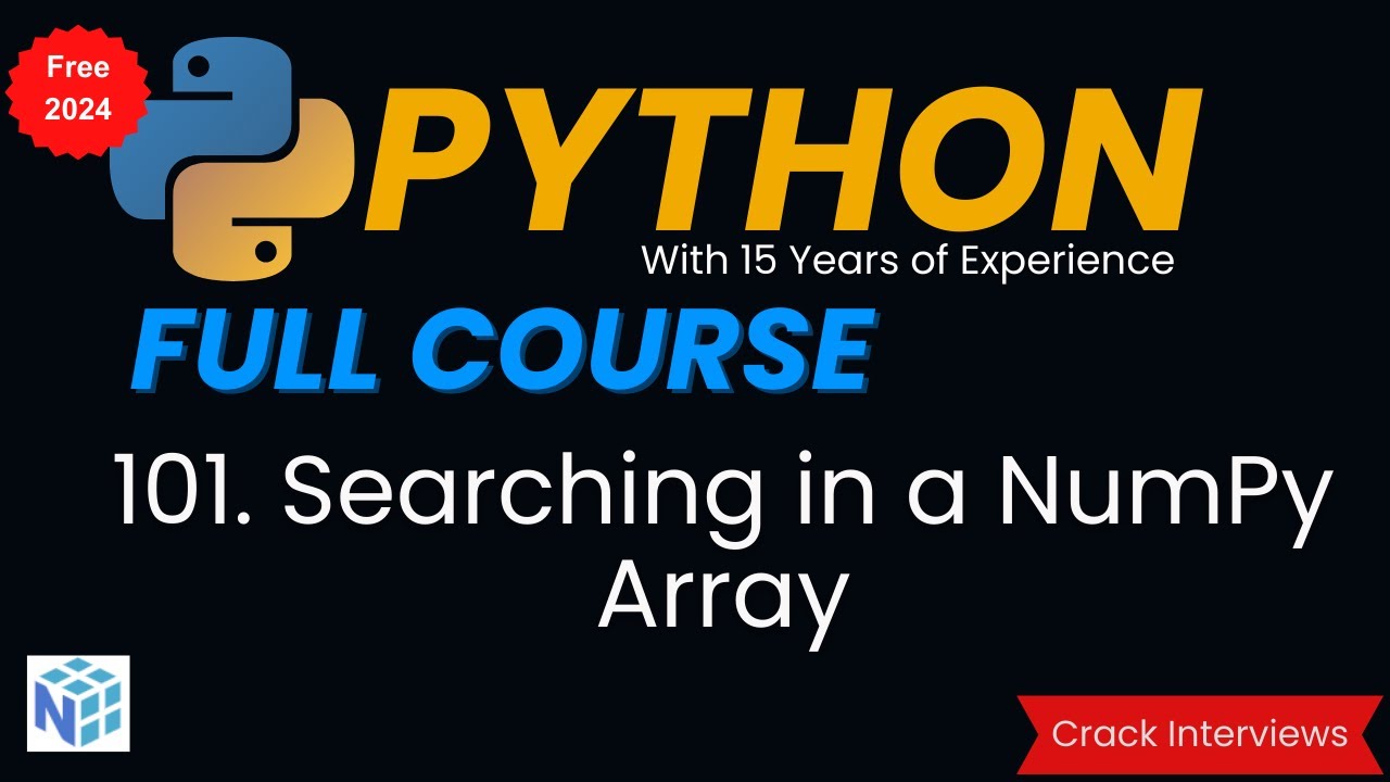 NumPy Searching Arrays in Python | NumPy.where | NumPy.searchsorted