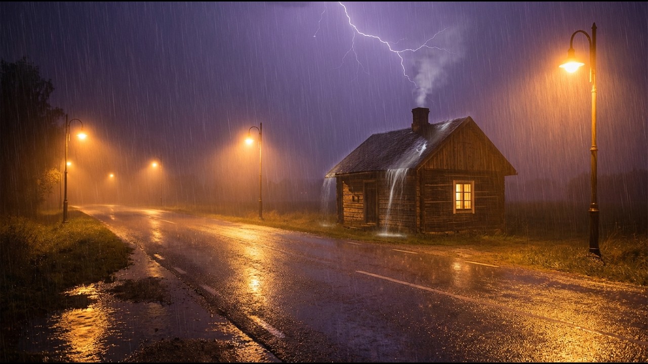 Rainstorm Sounds For Sleeping – 99% Guaranteed Deep Sleep & Relaxation