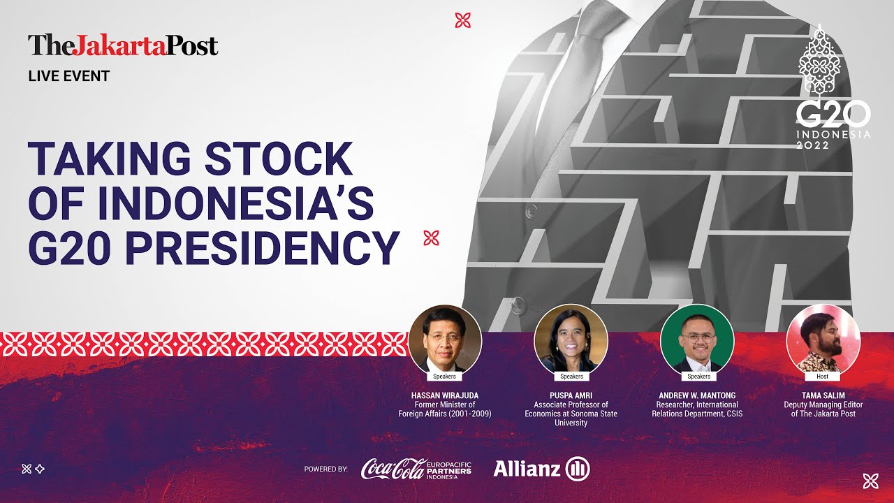 [Live Coverage]: Taking Stock Of Indonesia's G20 Presidency