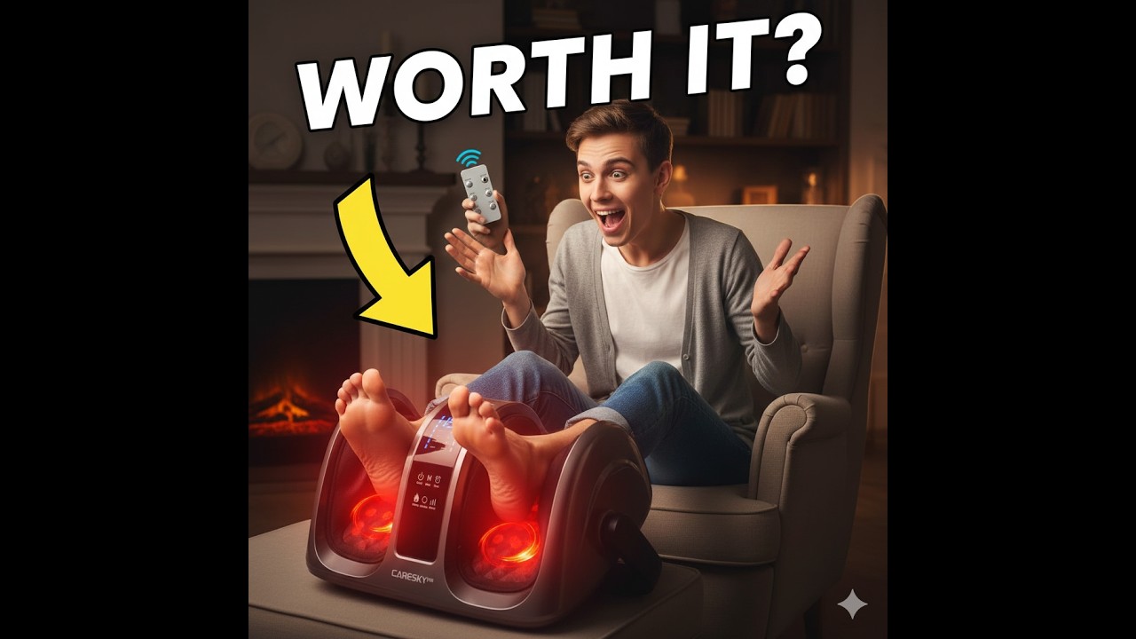 I Tested the CARESKY Shiatsu Foot Massager With Heat – Worth It? #massager #amazonfinds #massagegun