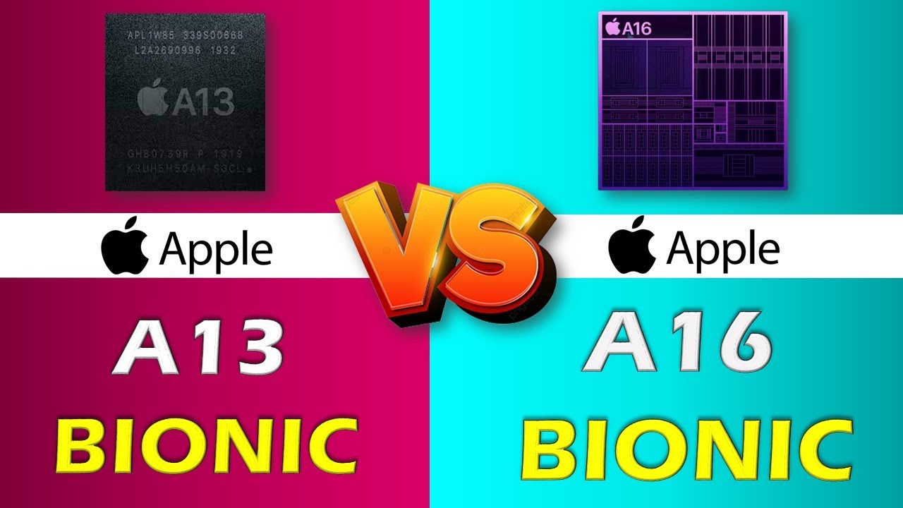 APPLE A13 BIONIC VS APPLE A16 BIONIC