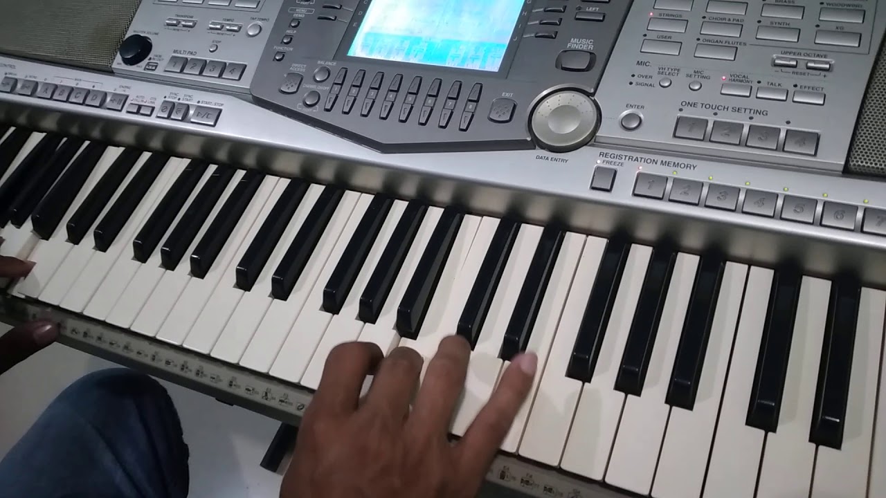 Cara memainkan style semi song pada yamaha psr 2100..