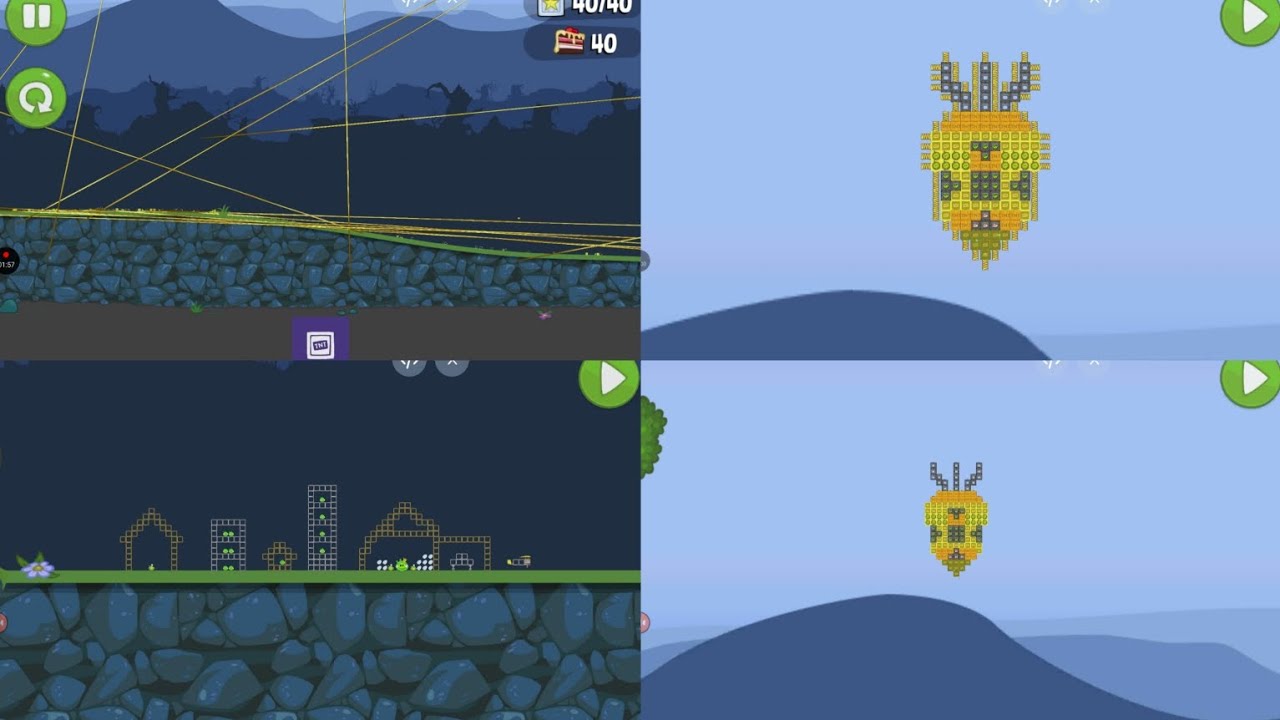 NUCLEAR BOMB in bad piggies!!!!!! 