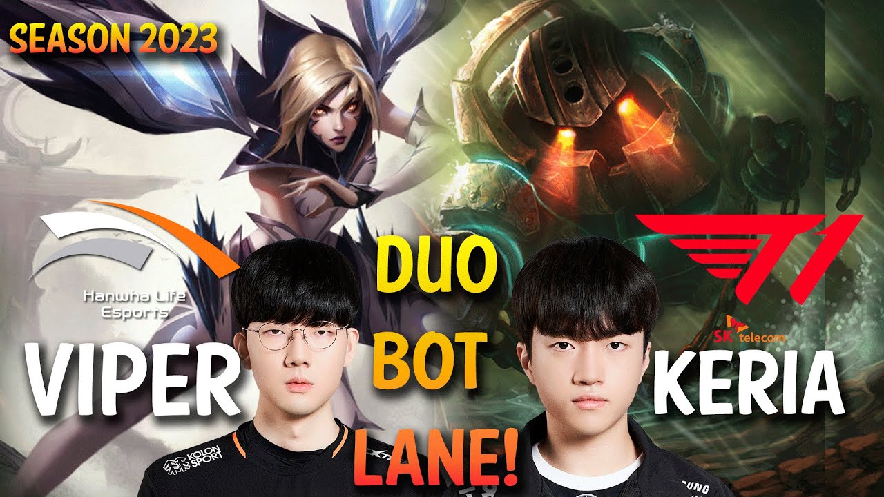 HLE Viper Duo with T1 Keria - Viper KAI'SA ADC, Keria NAUTILUS Support - Patch 13.12 KR Ranked