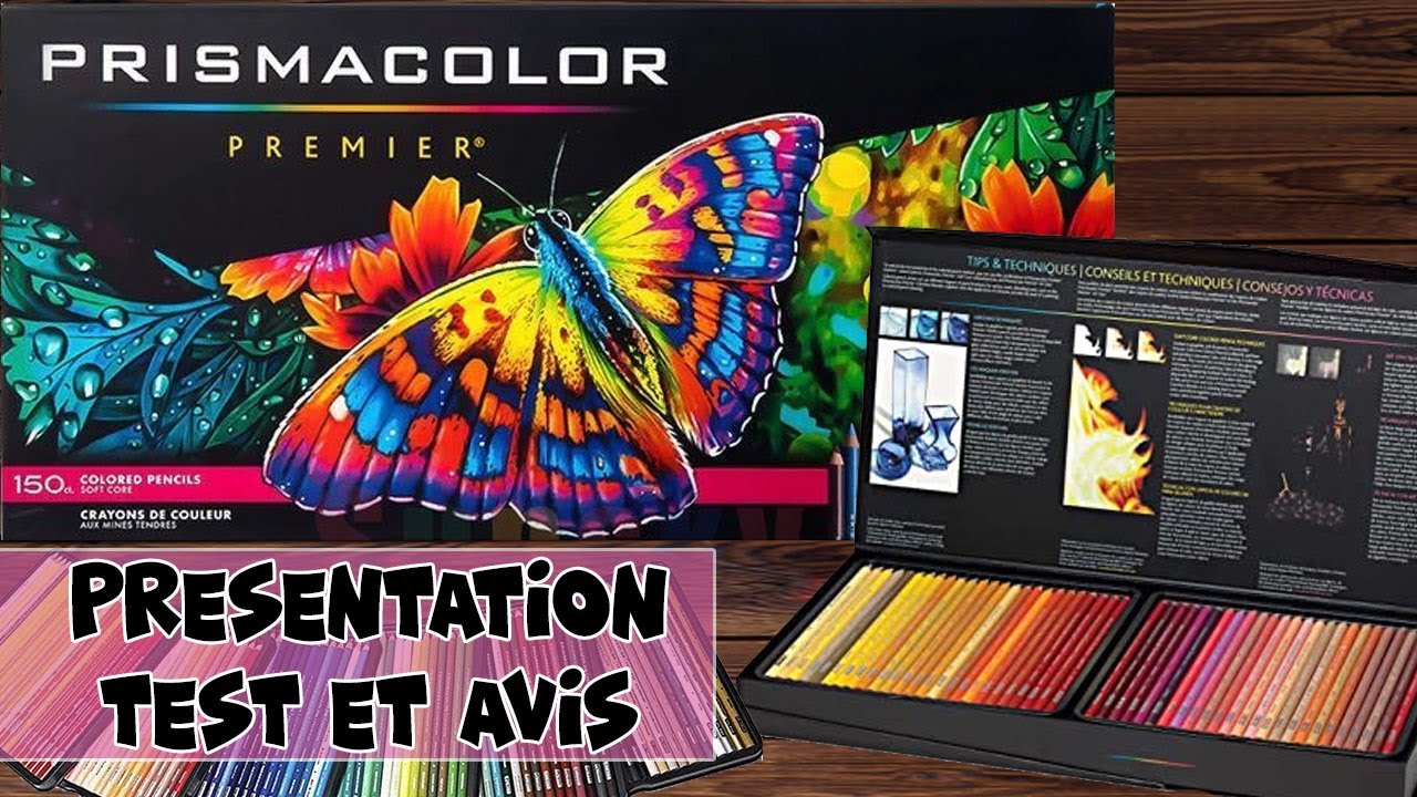 Présentation des crayons de couleur Prismacolor 150 et avis