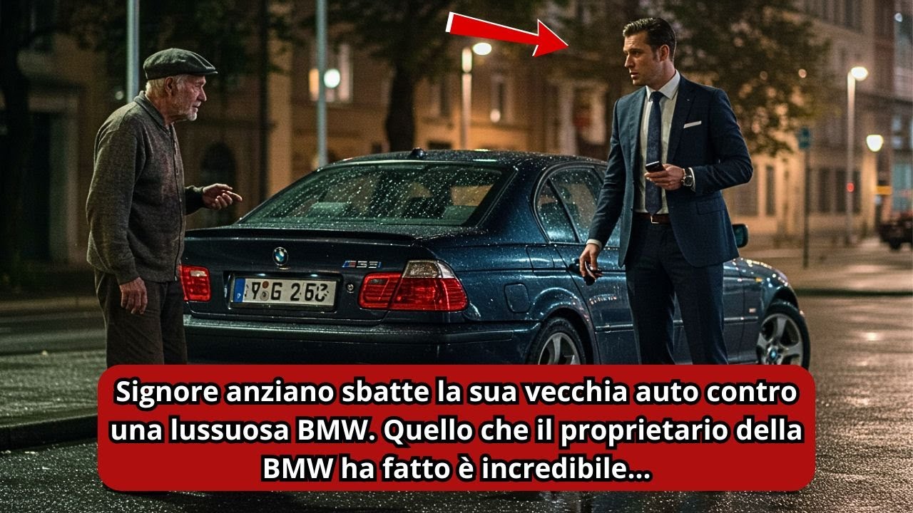 Un anziano si scontra con una BMW, quello che ha fatto il proprietario ha dell'incredibile...