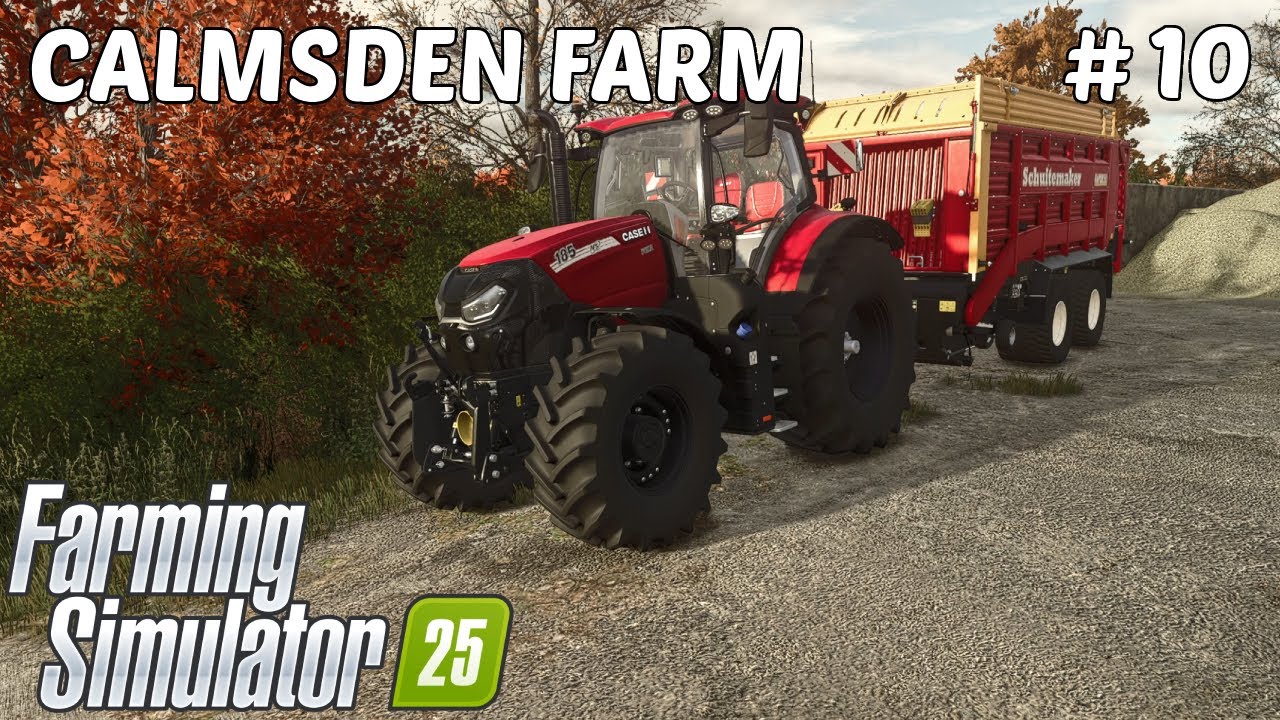 making silage!🔹Calmsden Farm  Ep 10🔹Farming Simulator 25