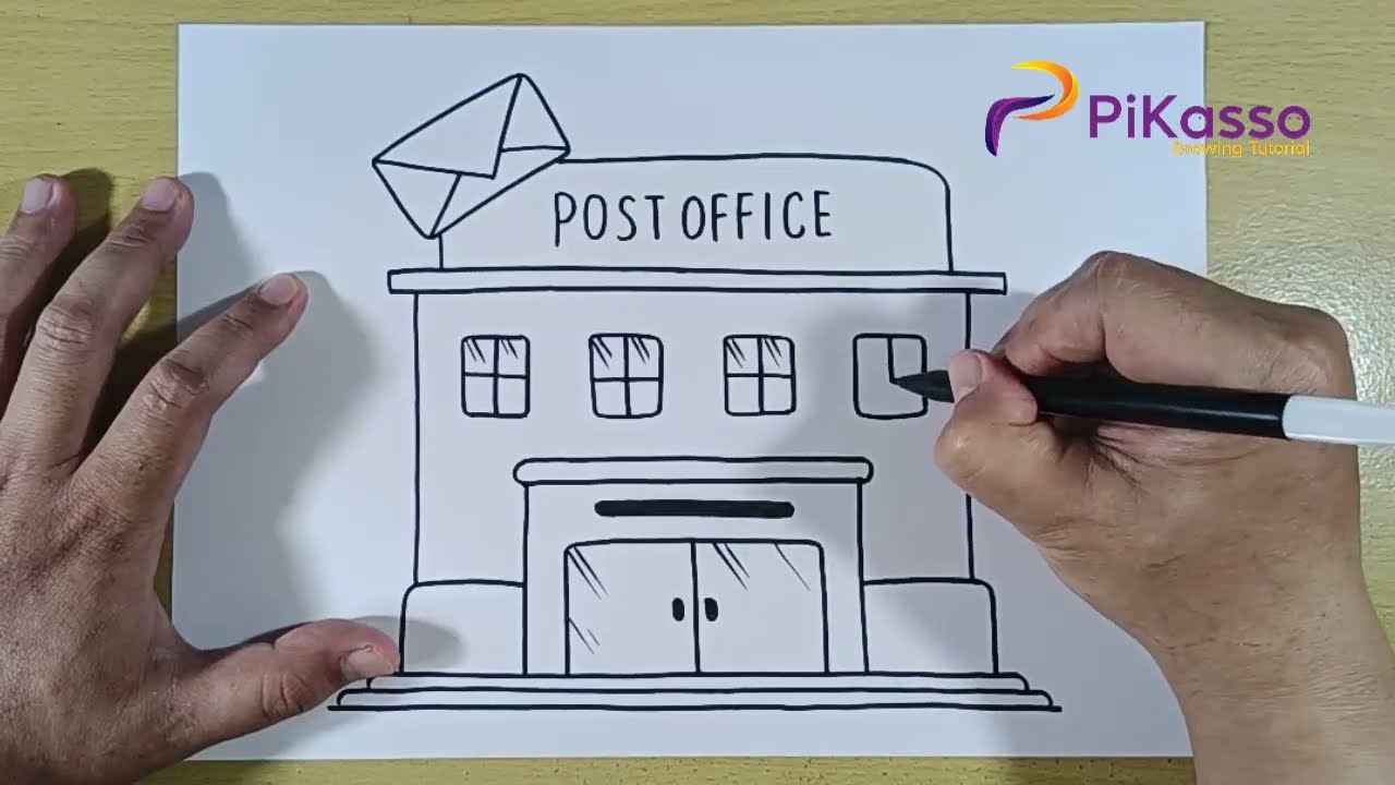 How to Draw US Post Office