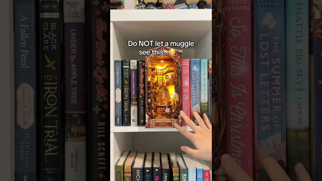 Уютные книжные уголки для настоящих поттероманов 📚 #potterhead #booktok #harrypotter #harrypotterfan