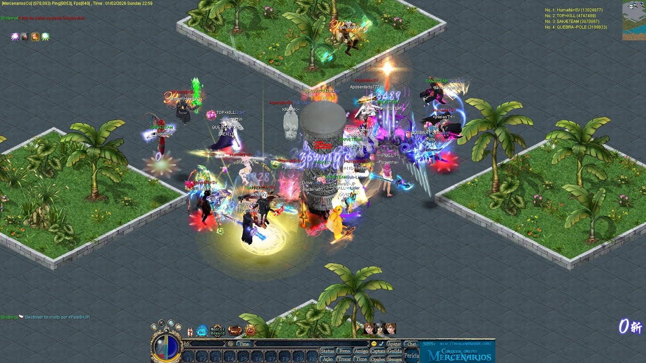 Conquer Online Mercenarios Super Guild War 01/02/2026 👊👊👊👊