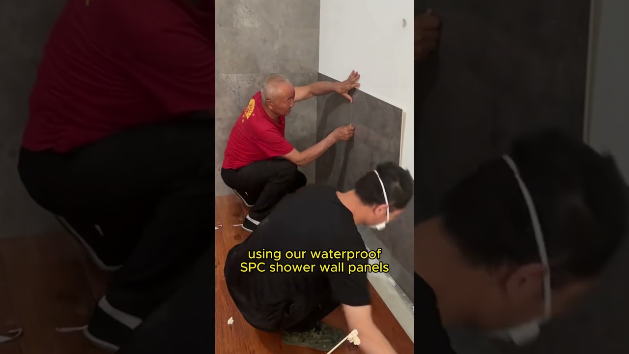 Установка стеновых панелей SPC для ванной комнаты за считанные минуты: быстро, стильно, водонепро...
