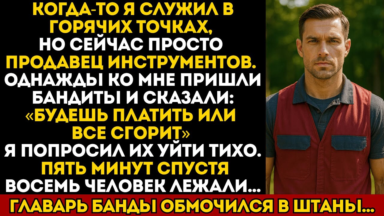 Главарь банды пришёл за данью. Но через 5 минут все они уже лежали...
