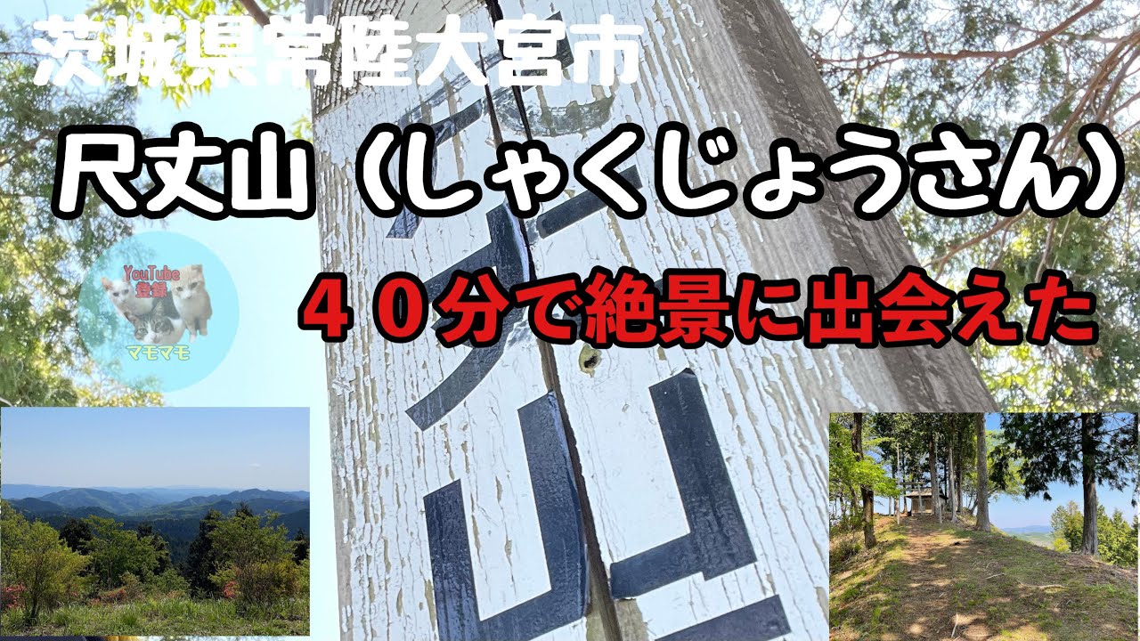茨城県　尺丈山（しゃくじょうさん）登山口から４０分で絶景に出会えた‼️