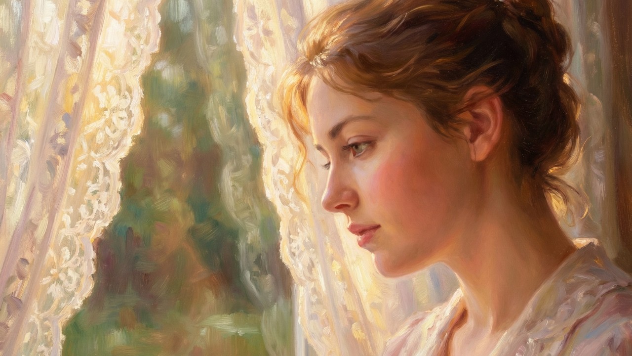 Lace and Sunlight: Where Time Stands Still | Victorian Garden Reverie