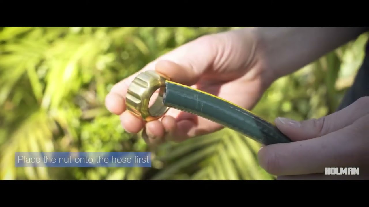 Holman Plastic Hose Connector with Stop | PDP Video