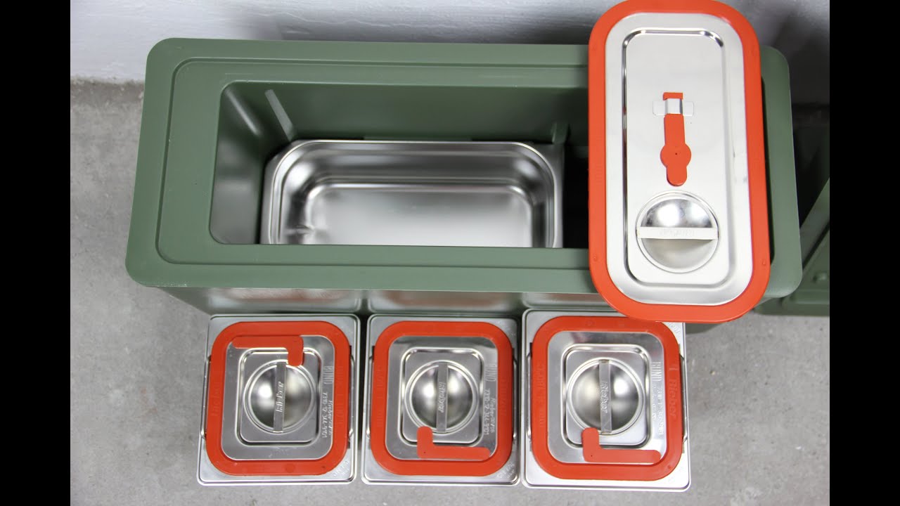 RIEBER 100K THERMOPORT GN THERMOBEHÄLTER 100°C WÄRME BOX BEHÄLTER 5 PERSONEN THG