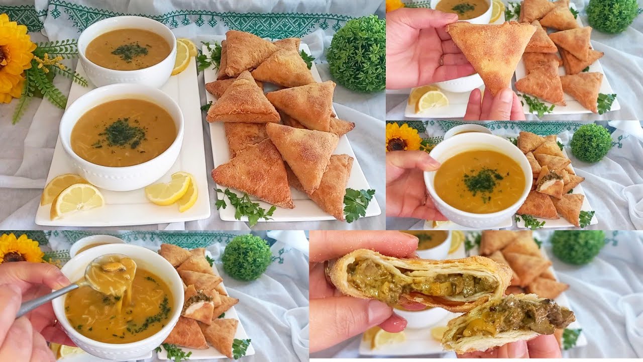 شوربة السمك بطريقة سهلة وسريعة والبنة يا سلاااام مع بريواات بحشوة معلكة ولذيذة متشبعوش منهم 😍👍👍