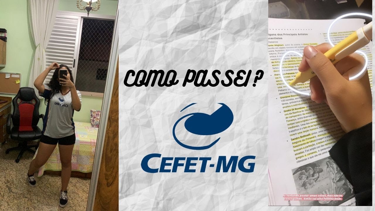 COMO PASSEI NO CEFET + DICAS PARA ESTUDAR PARA PROVA