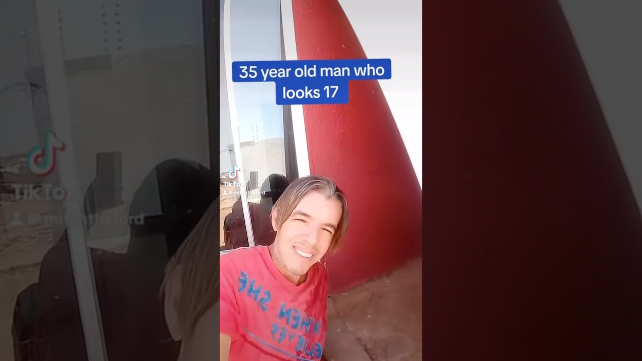 35 year old man who looks 17!! 😱 #shorts #tiktok #shortvideo
