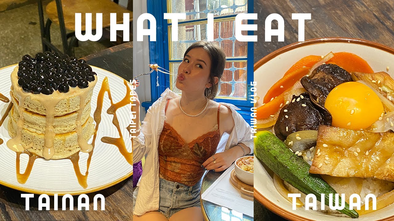 taiwan vlog | what I eat, night market & cafes 🍵 (tainan)