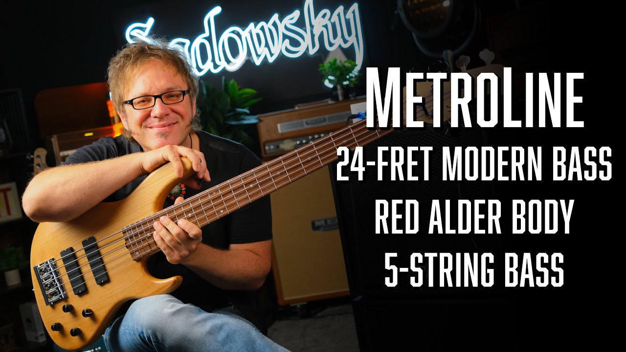 The SADOWSKY MetroLine 24-Fret Modern Bass | 5-String | Alder Body | Demo w. Lars Lehmann