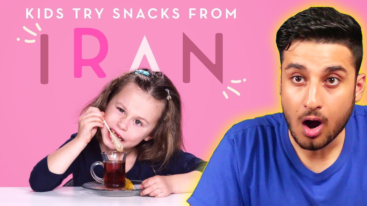 واکنش عجیب بچه ها به غذاهای ایرانی 😂 IRANIAN FOOD REACT
