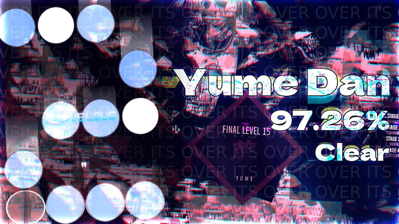 I DID IT. YUME 97.26% CLEAR