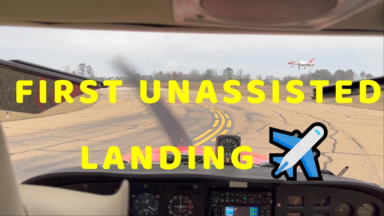 My First Unassisted Pattern & Landing | Student Pilot Milestone ✈️