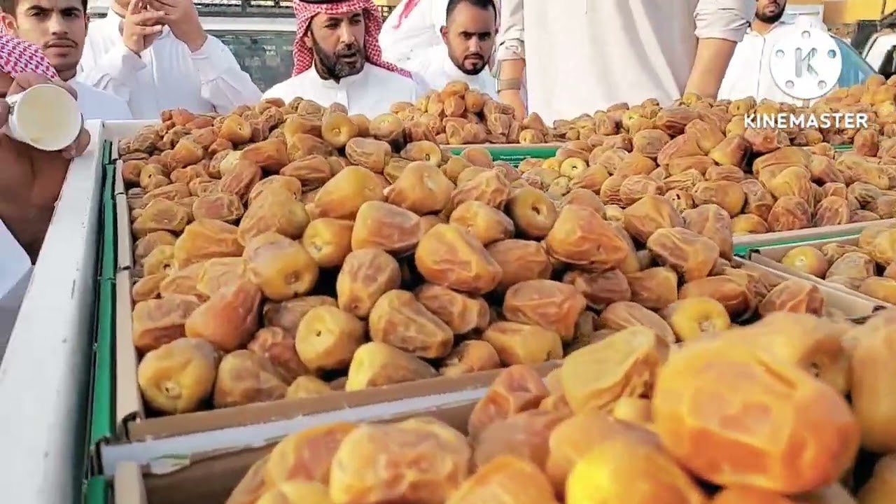 بريده/تغطية حراج التمور العالمي صباح الأربعاء ٥/١/١٤٤٤ ماشاء الله تبارك الله