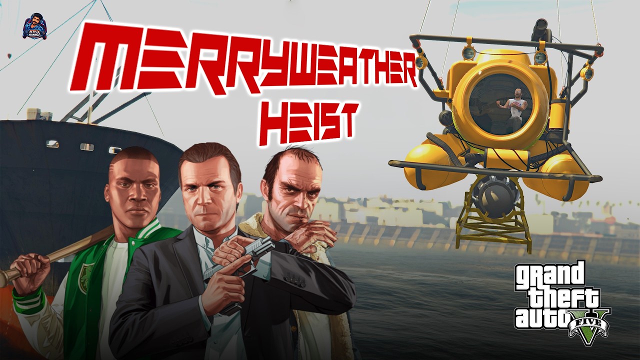 GTA 5 Merryweather Heist Mission Complete 🔥 | Full Gameplay in QHD