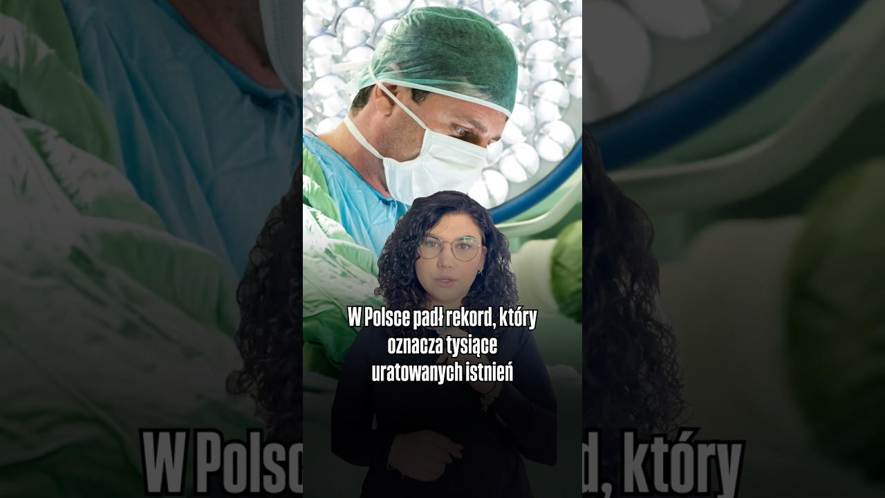 W 2025 roku przeszczepy uratowały życie aż 2404 os&oacute;b. Jeden dawca może uratować nawet kilka istnień