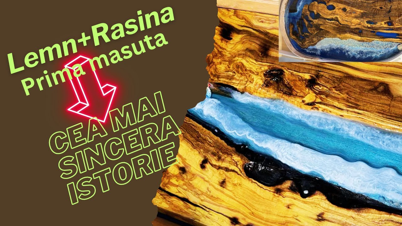 Prima Mea Masă de Cafea din Epoxy - Cea Mai Sinceră Istorie