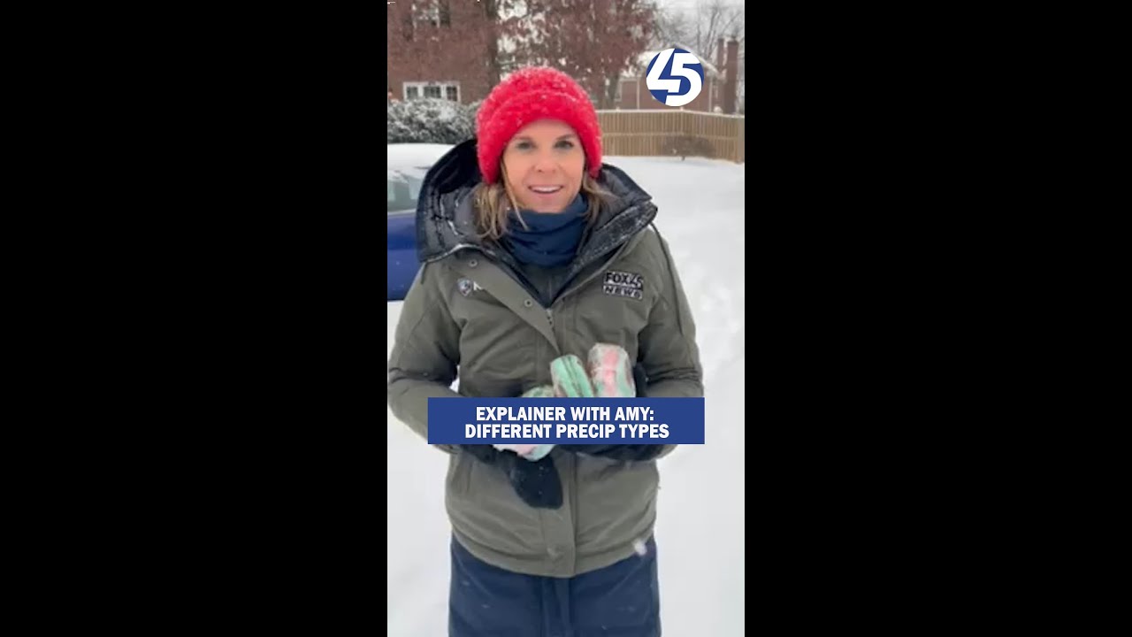 Meteorologist explains the different types of precipitation as we track this winter snowstorm
