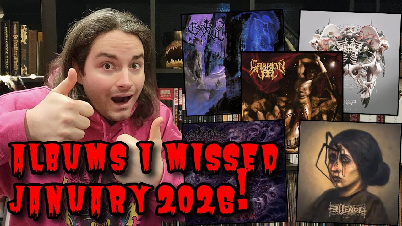 ALBUMS I MISSED, JAN. 2026 - Crystal Lake, Carrion Vael, Ellende, Exxûl, etc.