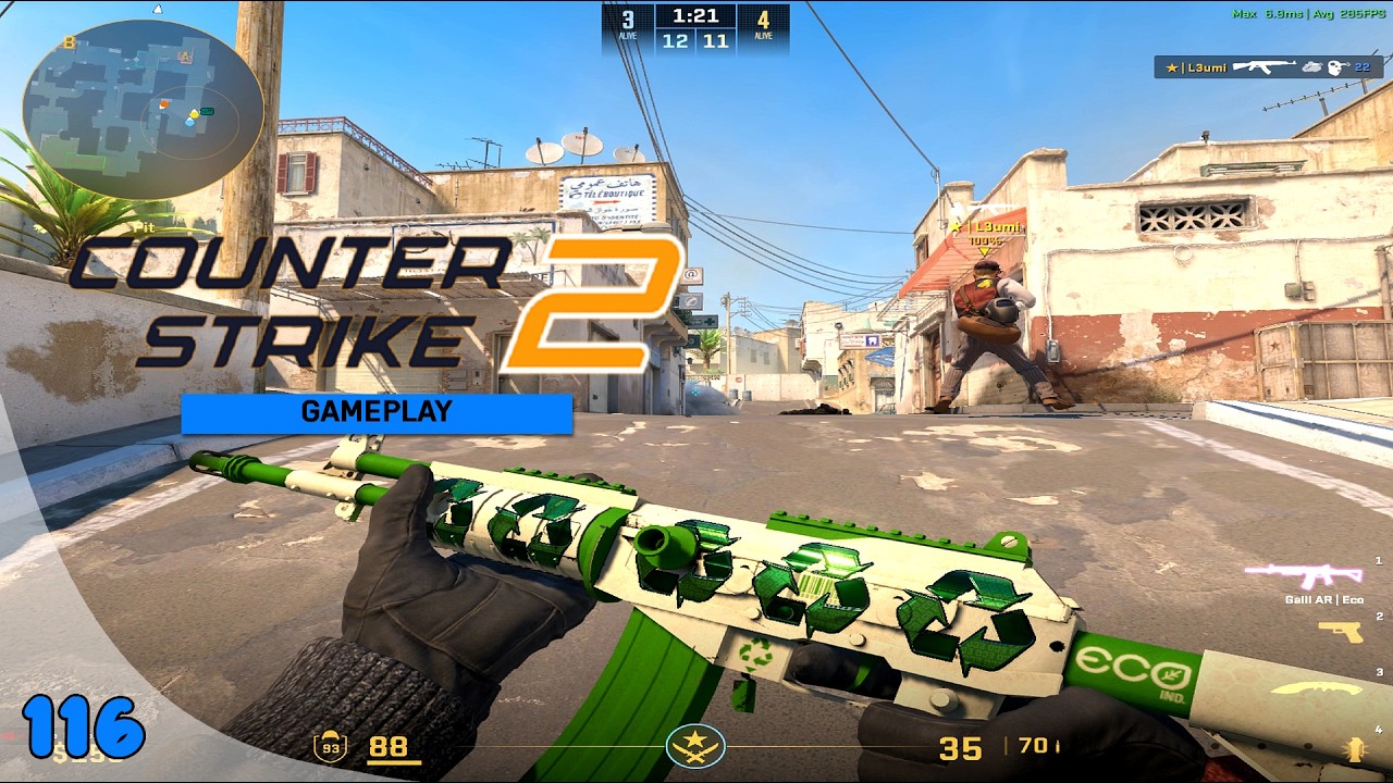 Counter Strike 2 : Ranked | Dust 2 | Gameplay #116 | No Commentary