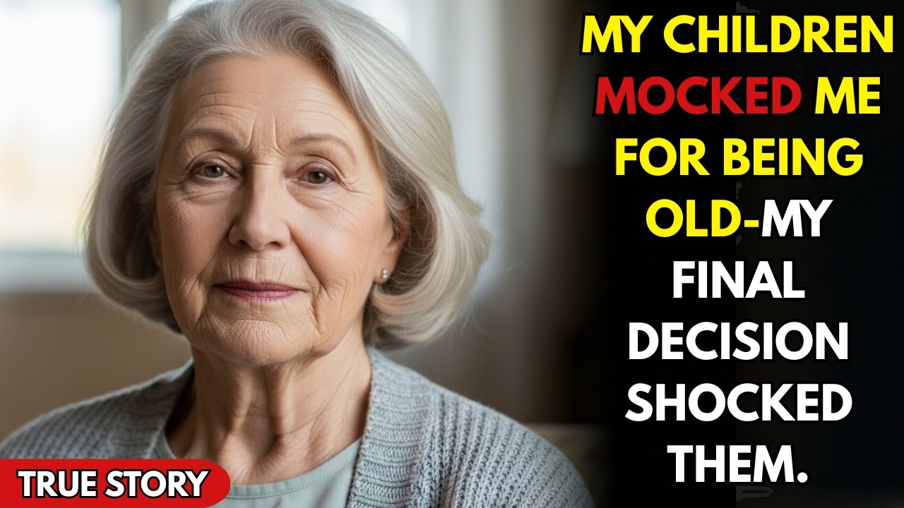 My Children Mocked Me for Being Old — My Final Decision Shocked Them.