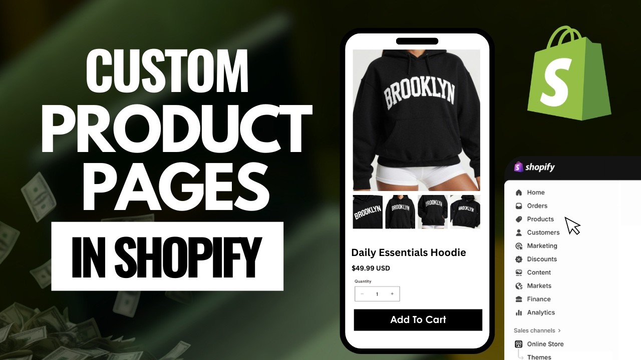 Полная настройка страницы товара в Shopify | Учебное пособие по Shopify для начинающих