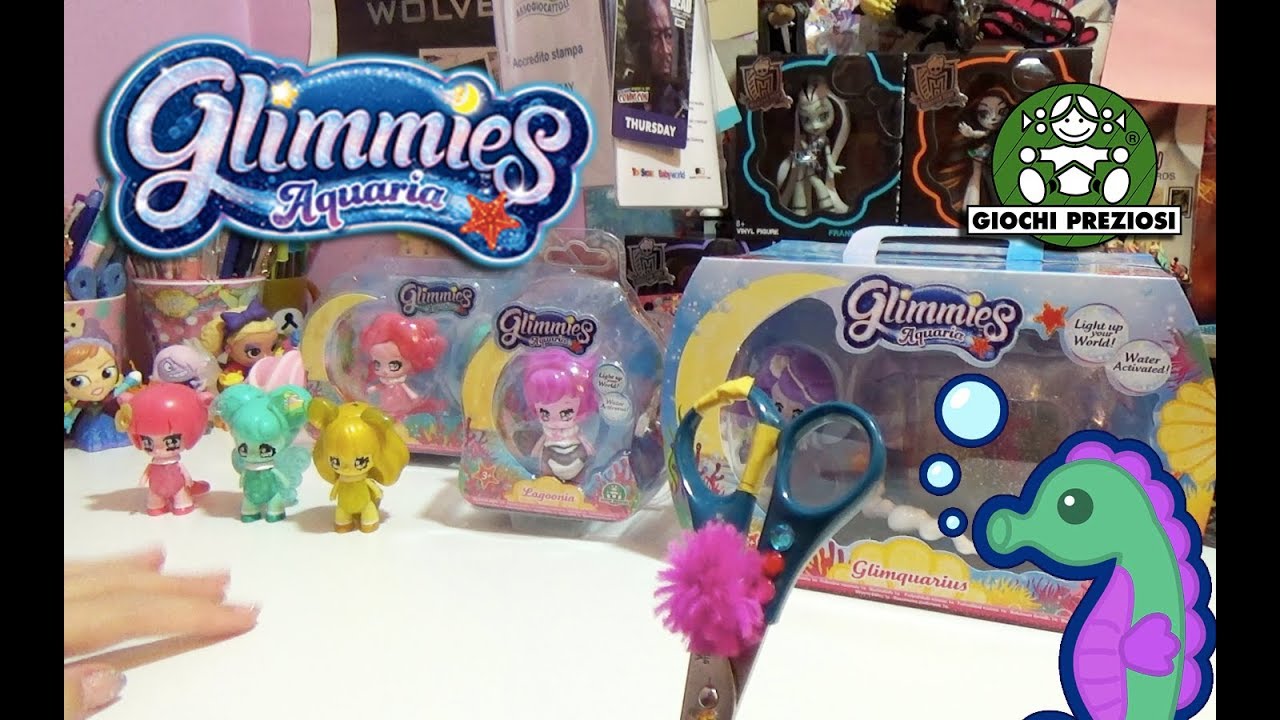 Glimmies AQUARIA - Giochi Preziosi - Le Nuove Glimmies che Brillano in Acqua !!