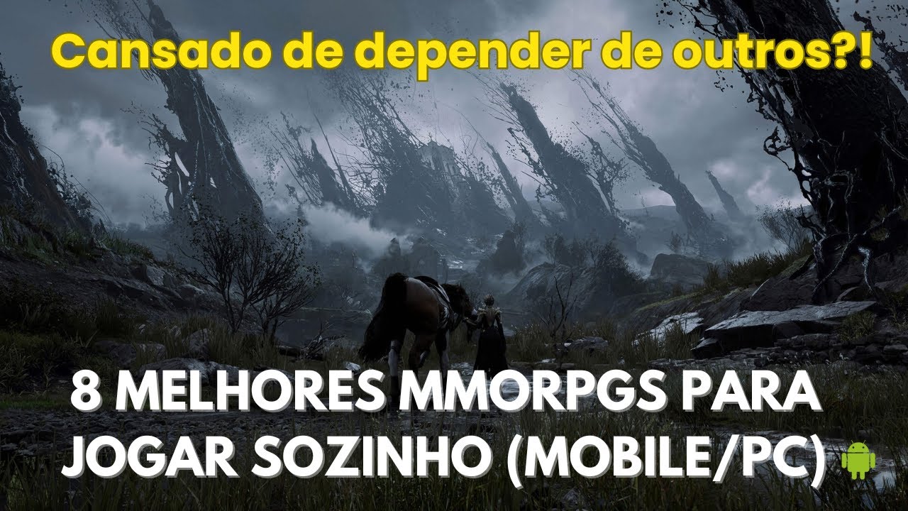 8 MELHORES MMORPG para JOGAR SEM DEPENDER DOS OUTROS em 2025 (PC/MOBILE)
